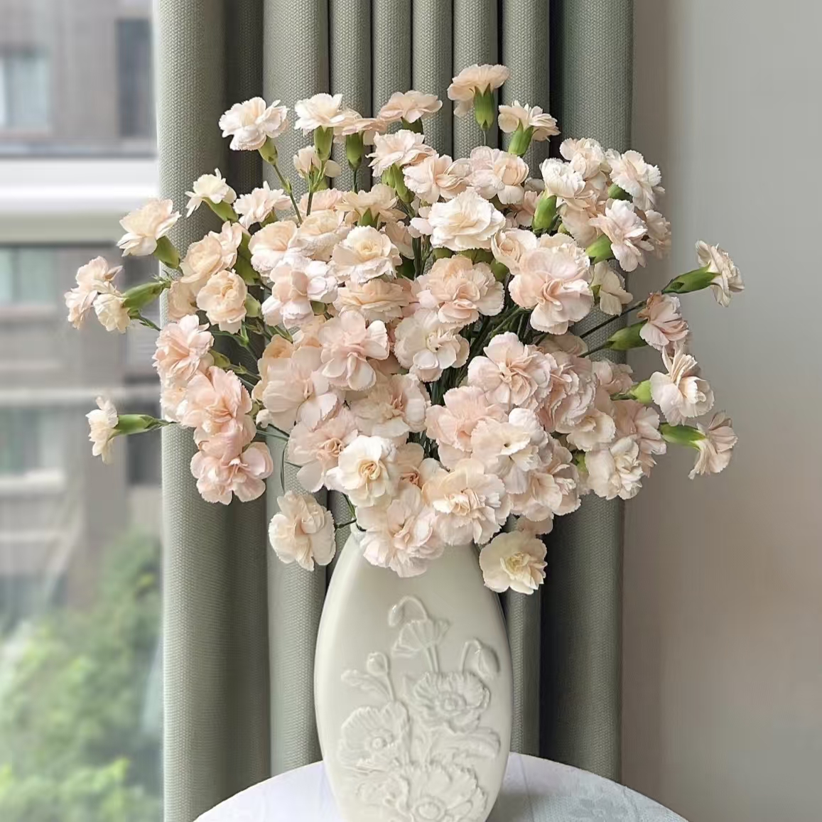 【大聪明卖花】莫言康乃馨-全场鲜花任意满两单及以上包邮送货上门