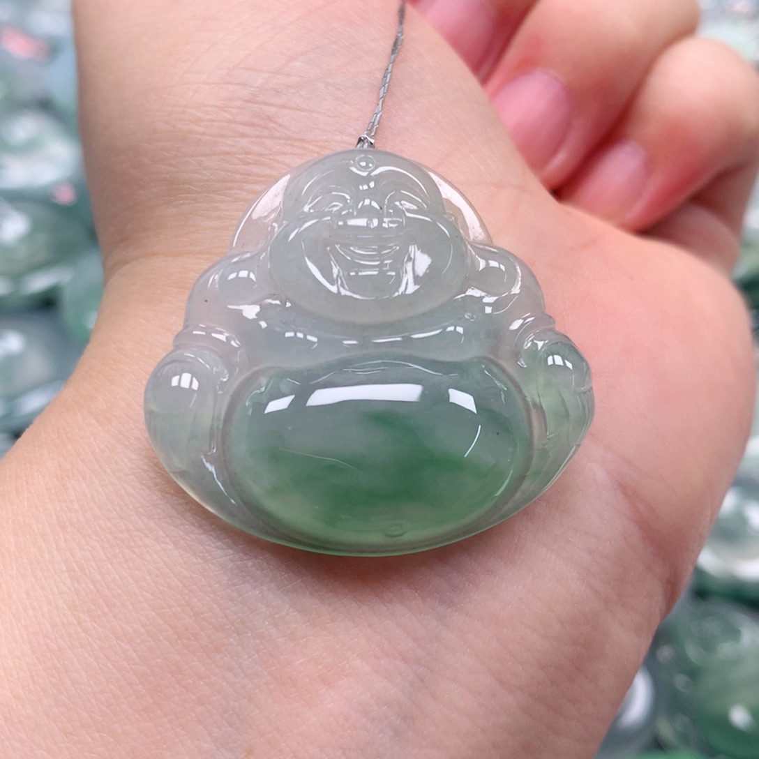 颈饰未镶嵌翡翠天然翡翠