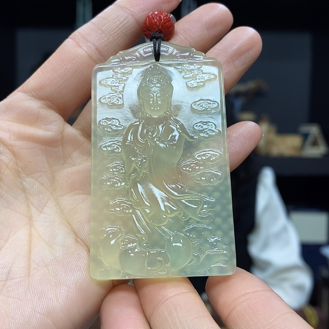 岫玉挂件手链未镶嵌