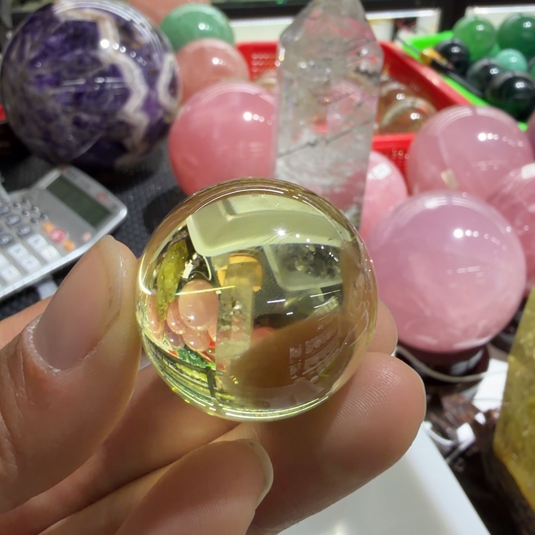 黄晶摆件未镶嵌未镶嵌天然水晶摆件