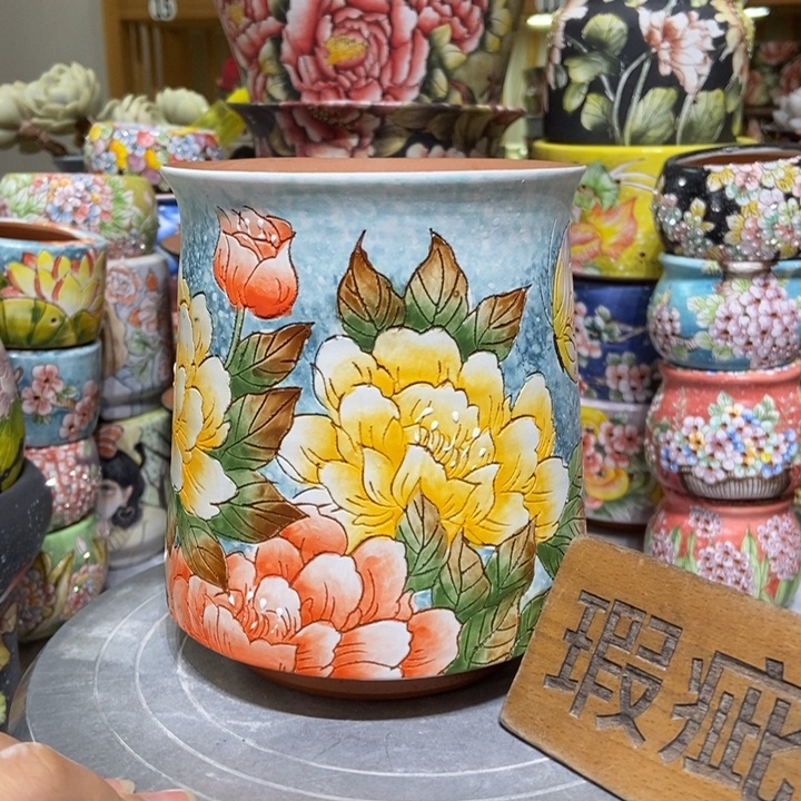 景德镇艺术手绘作品