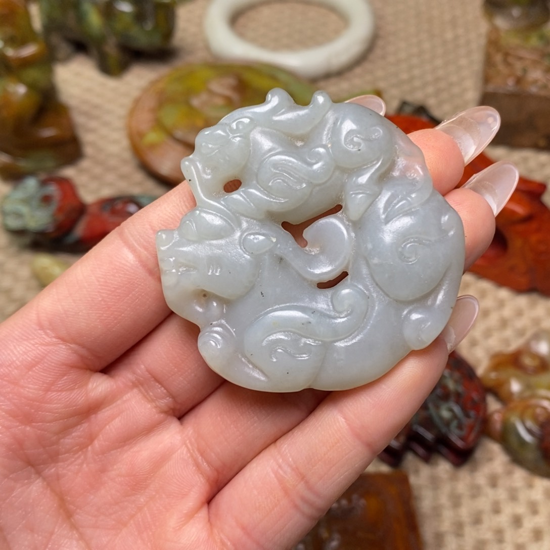 白玉菩提吊坠白玉菩提白玉菩提摆件