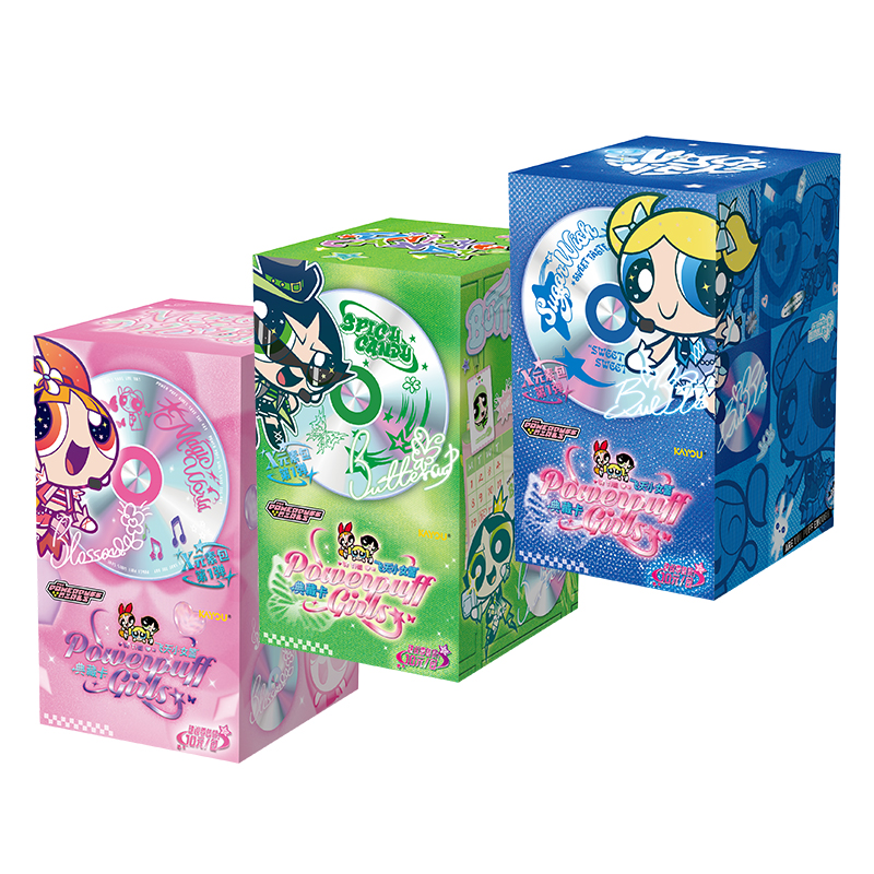 【拆盒】卡游 飞天小女警典藏卡-X元素包-第1弹 卡片卡牌盲盒