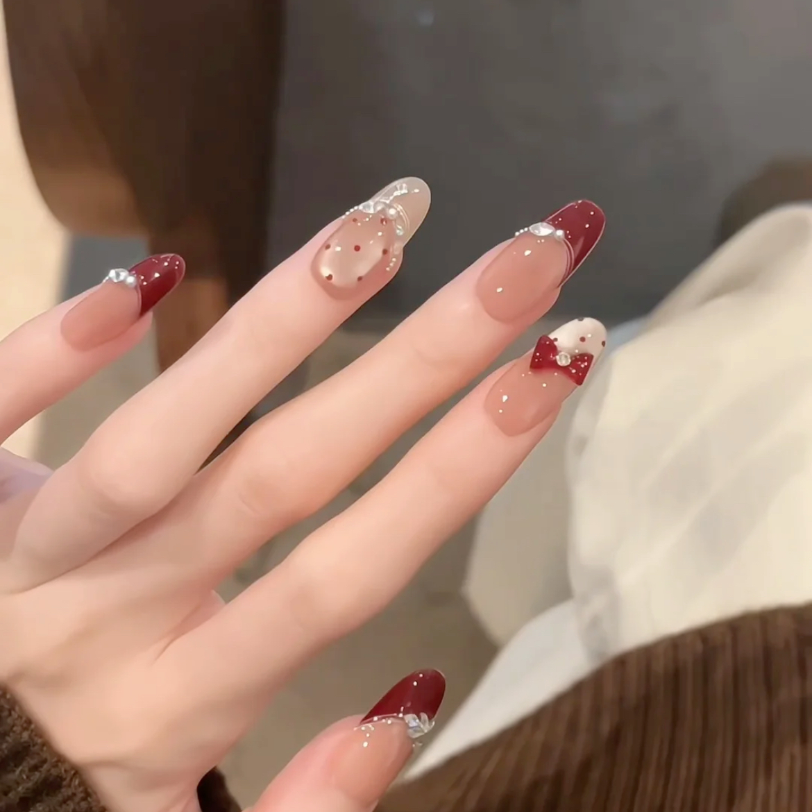 【F1295】·48小时发出·春季上新·密奈MINAI 纯手工穿戴甲