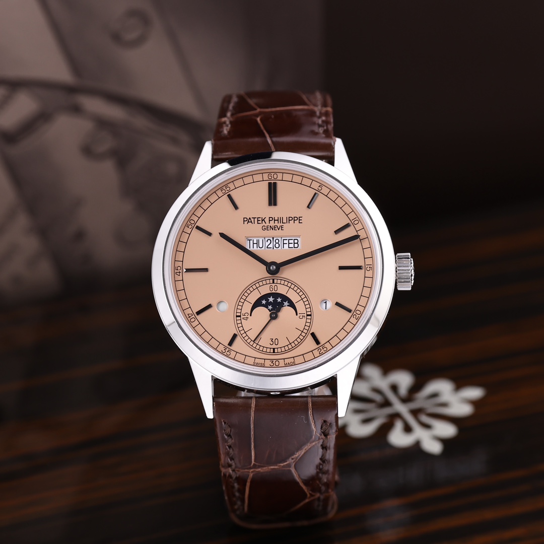 95新 Patek Philippe/百达翡丽 5236P-010 三文鱼 2024年9月保卡