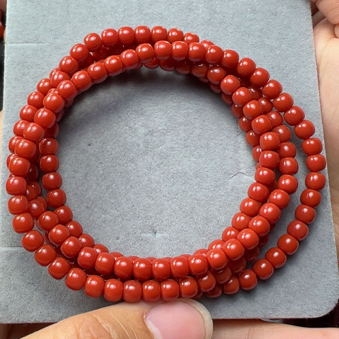 南红玛瑙手串未镶嵌
