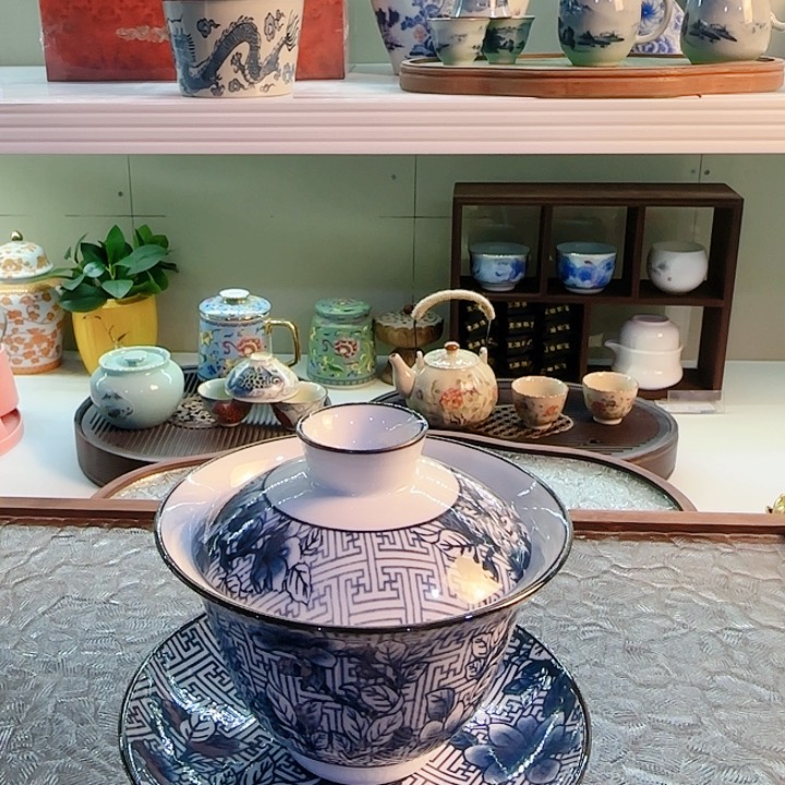 茶具套装旅行包茶叶罐玻璃杯