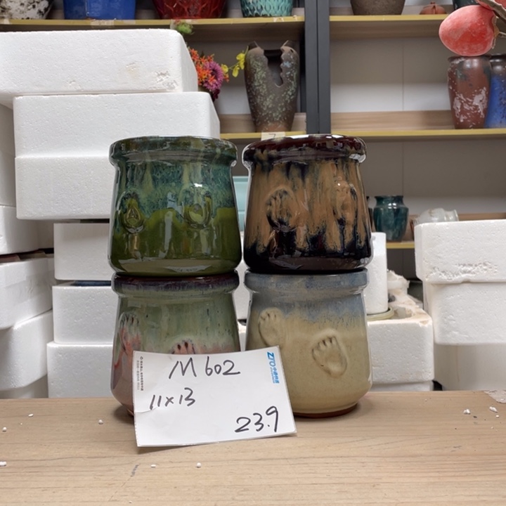 粗陶多肉花盆微瑕602