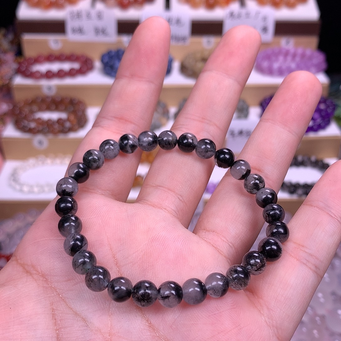 未镶嵌手链发晶黑发