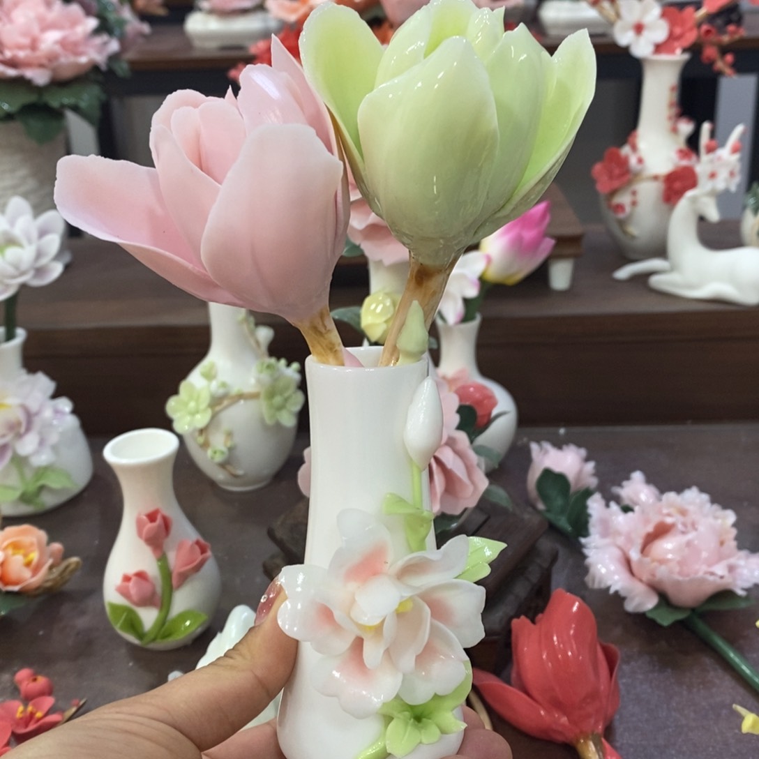瓷片陶瓷工艺品摆件