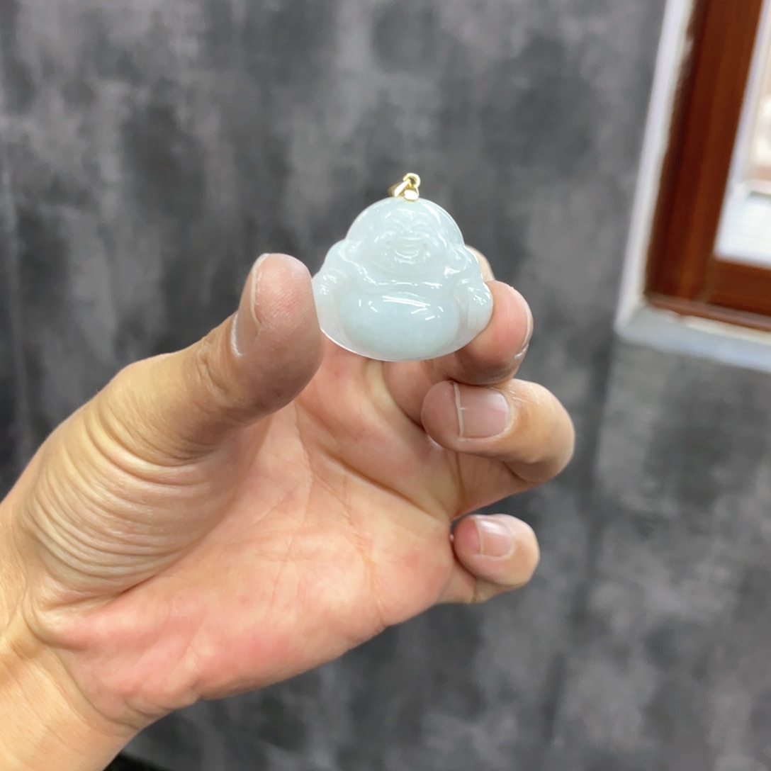 未镶嵌挂件翡翠挂件