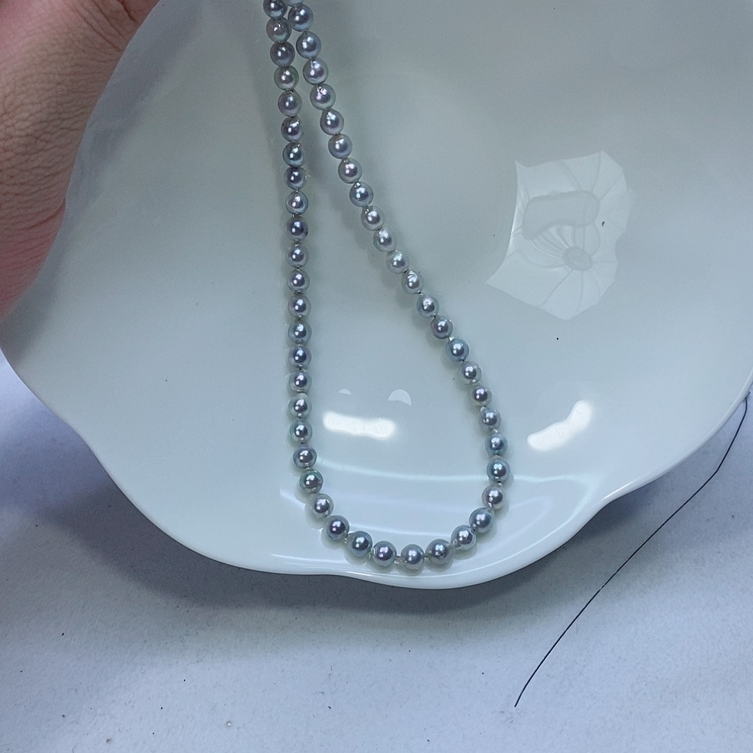 海水珍珠颈饰银S925镶嵌