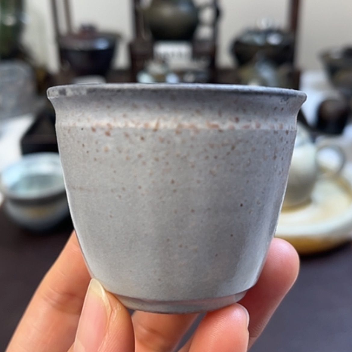 【闪购商品】柴烧茶具柴烧主人杯