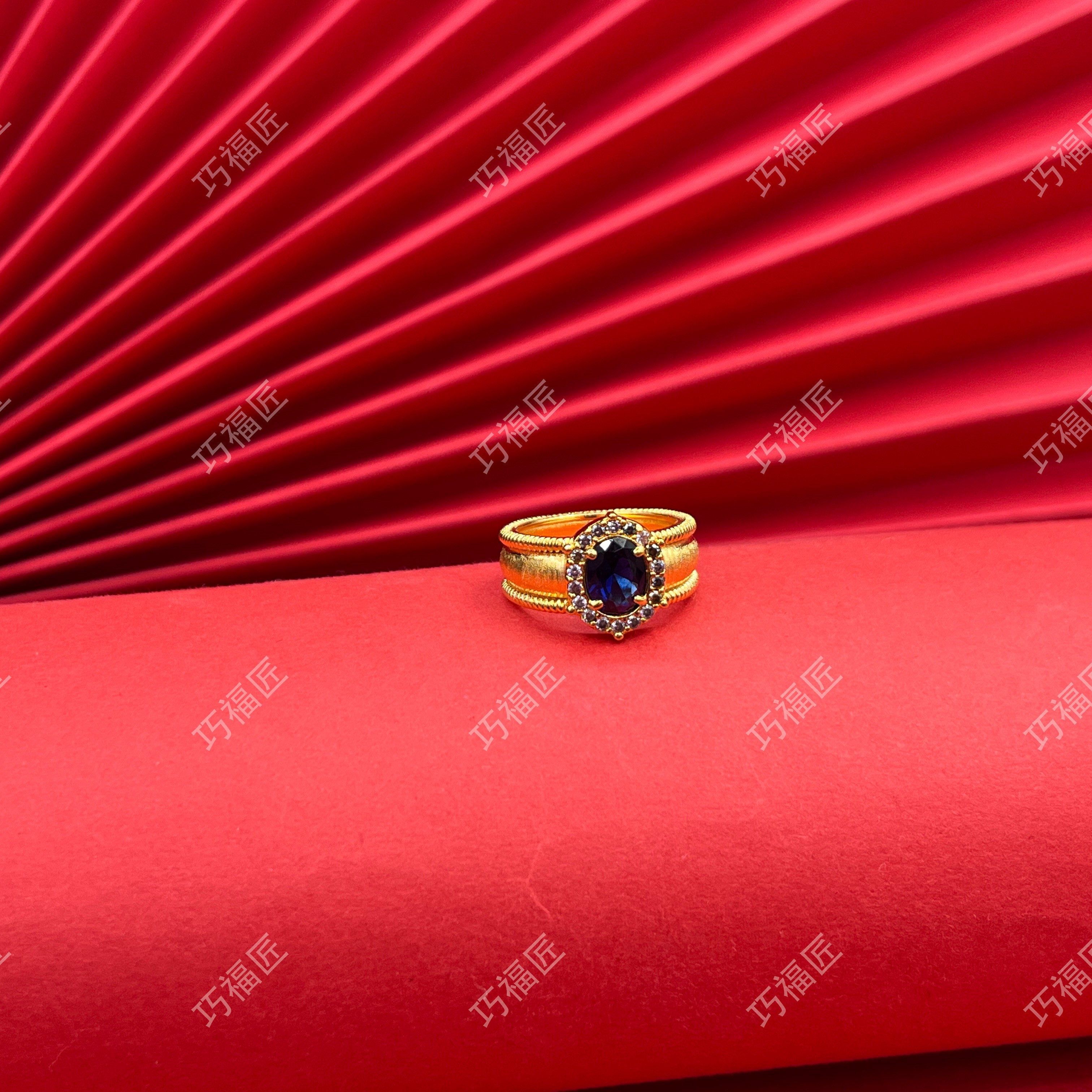 足银戒指 鸽子蛋戒指 气质百搭款时尚复古简约精美精致