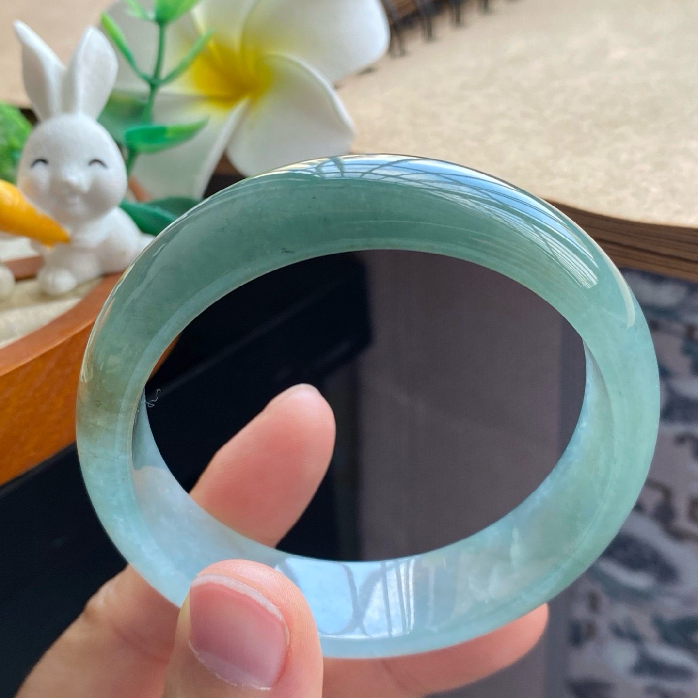 03.25批2285号56.6-15.6-7.4！厚装！浓郁幽静的油绿色！天然翡翠