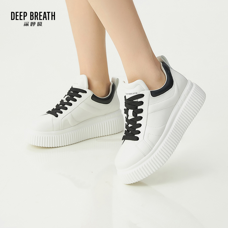 DEEP BREATH深呼吸女鞋新款休闲小白鞋板鞋AX12256