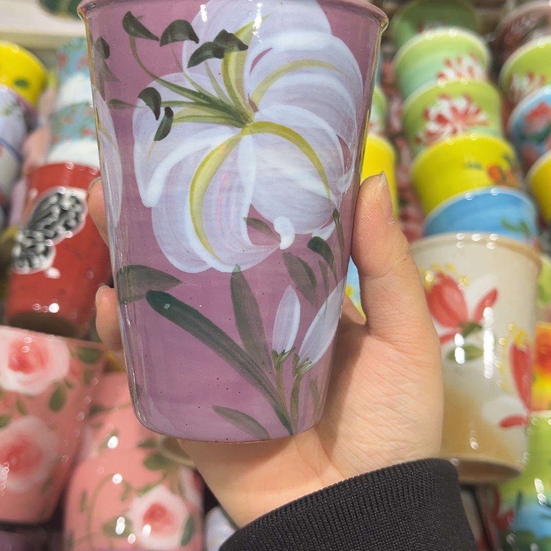陶泥景德镇手工手绘高温釉下彩