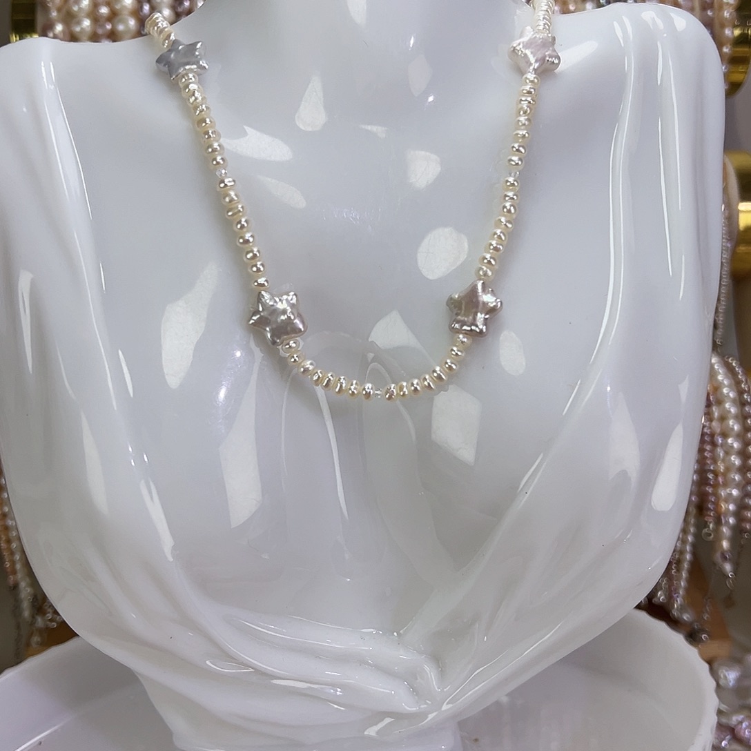 钛钢手绳淡水珍珠