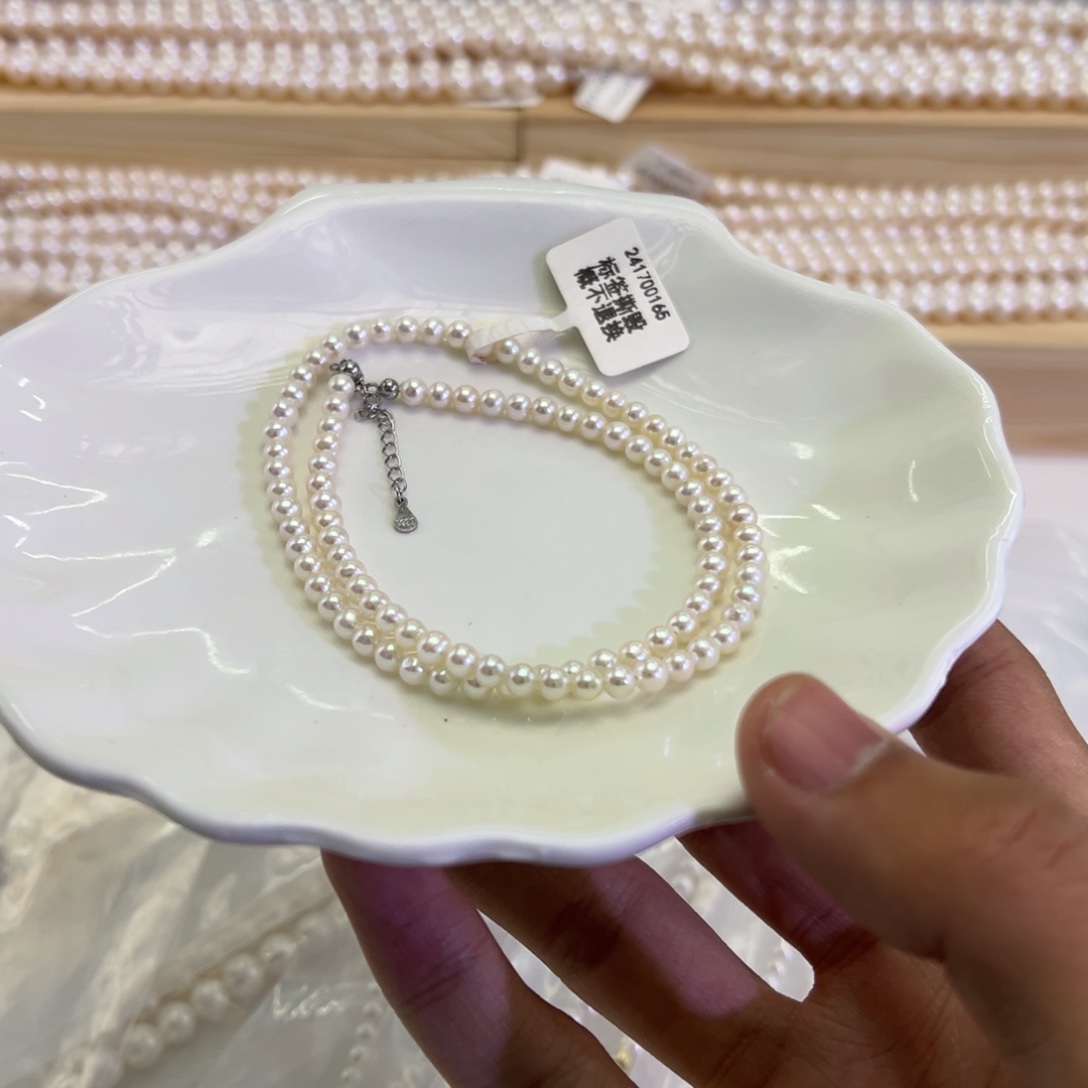 未镶嵌项链淡水珍珠