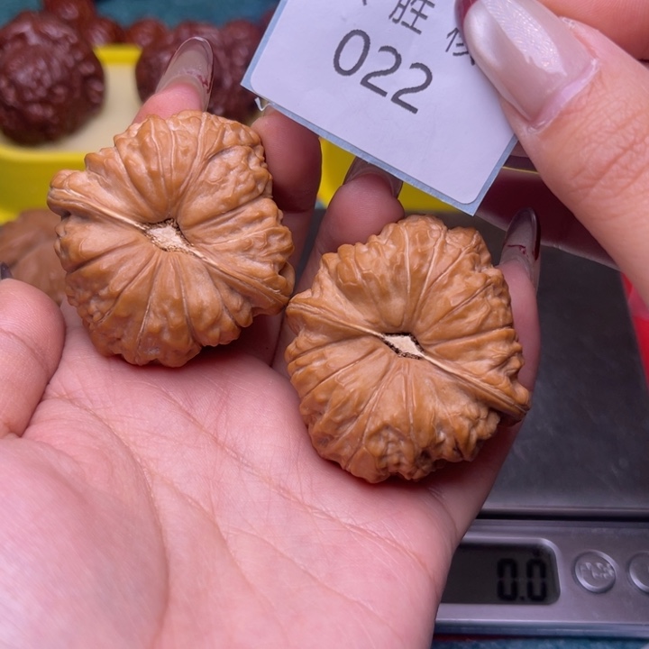 把件文玩核桃南瓜墩42.022
