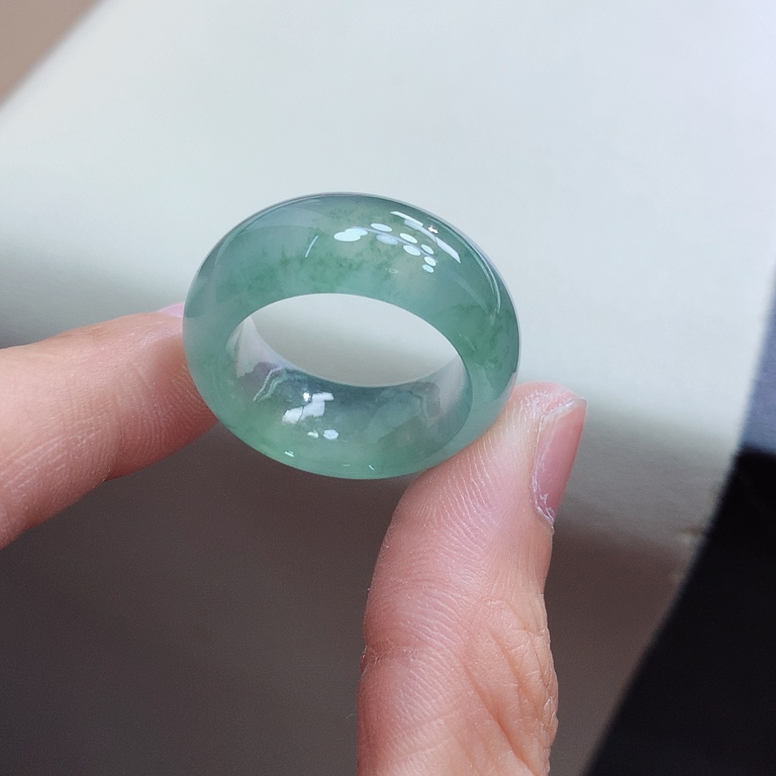 未镶嵌戒指翡翠19-20号