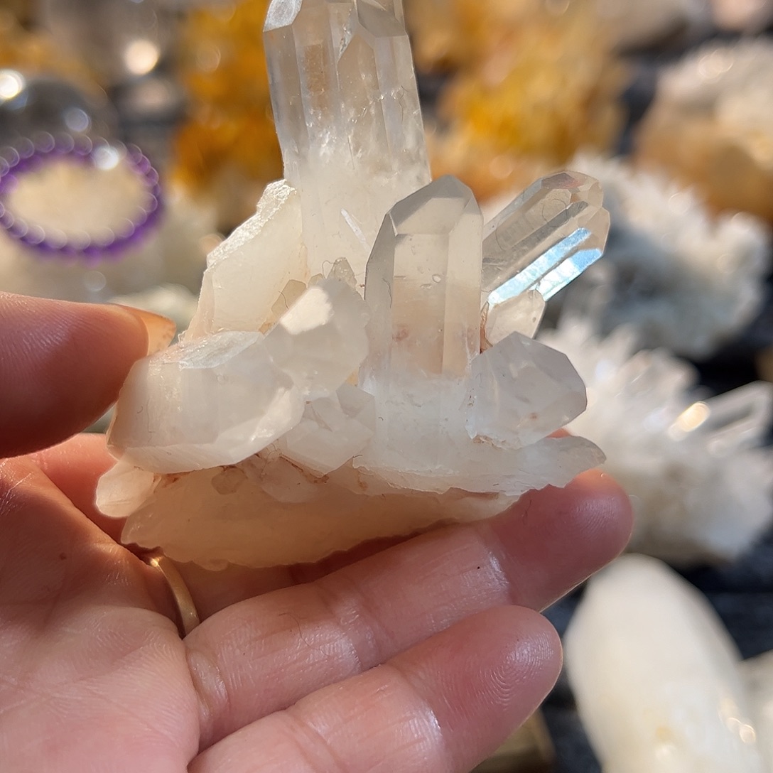 水晶未镶嵌珠宝半成品
