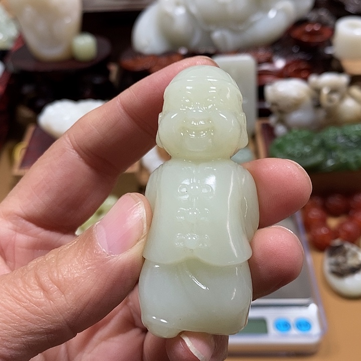 我***梦和田玉（糖玉）未镶嵌挂件