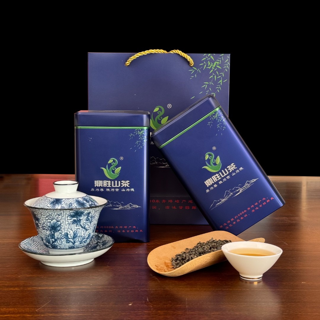 鼎胜山茶【小乌叶炒茶】500克品质采摘种植正宗纯手工泡茶生态好茶