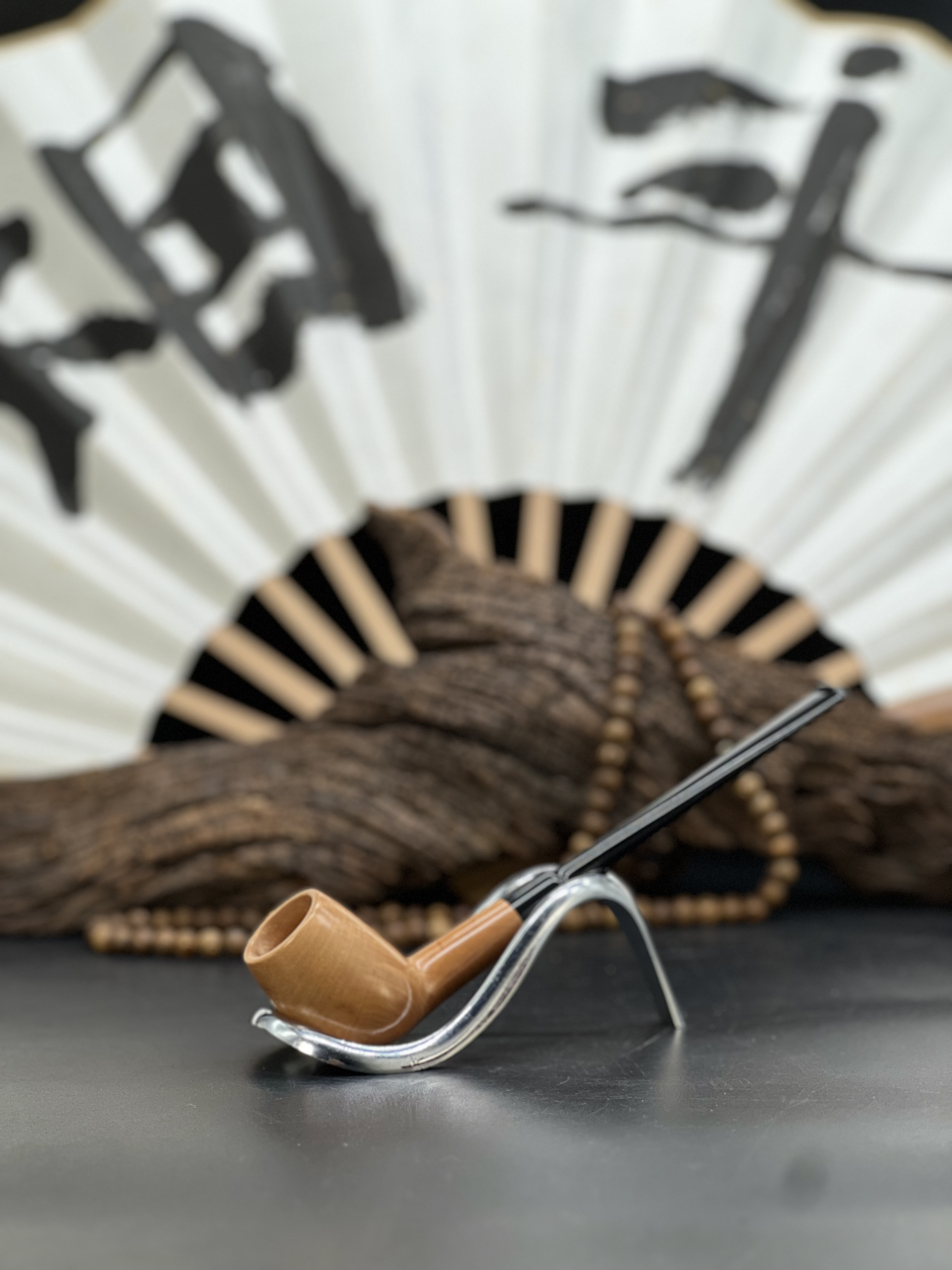 入门手工石楠木光面原木色小撞球斗