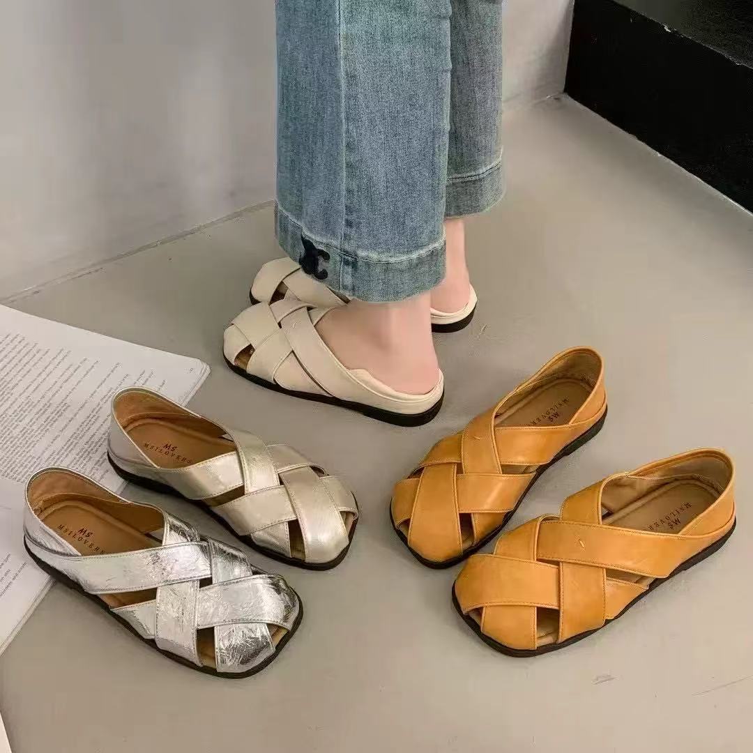 夏法式拖鞋女新款配裙子仙女风凉鞋5117-1