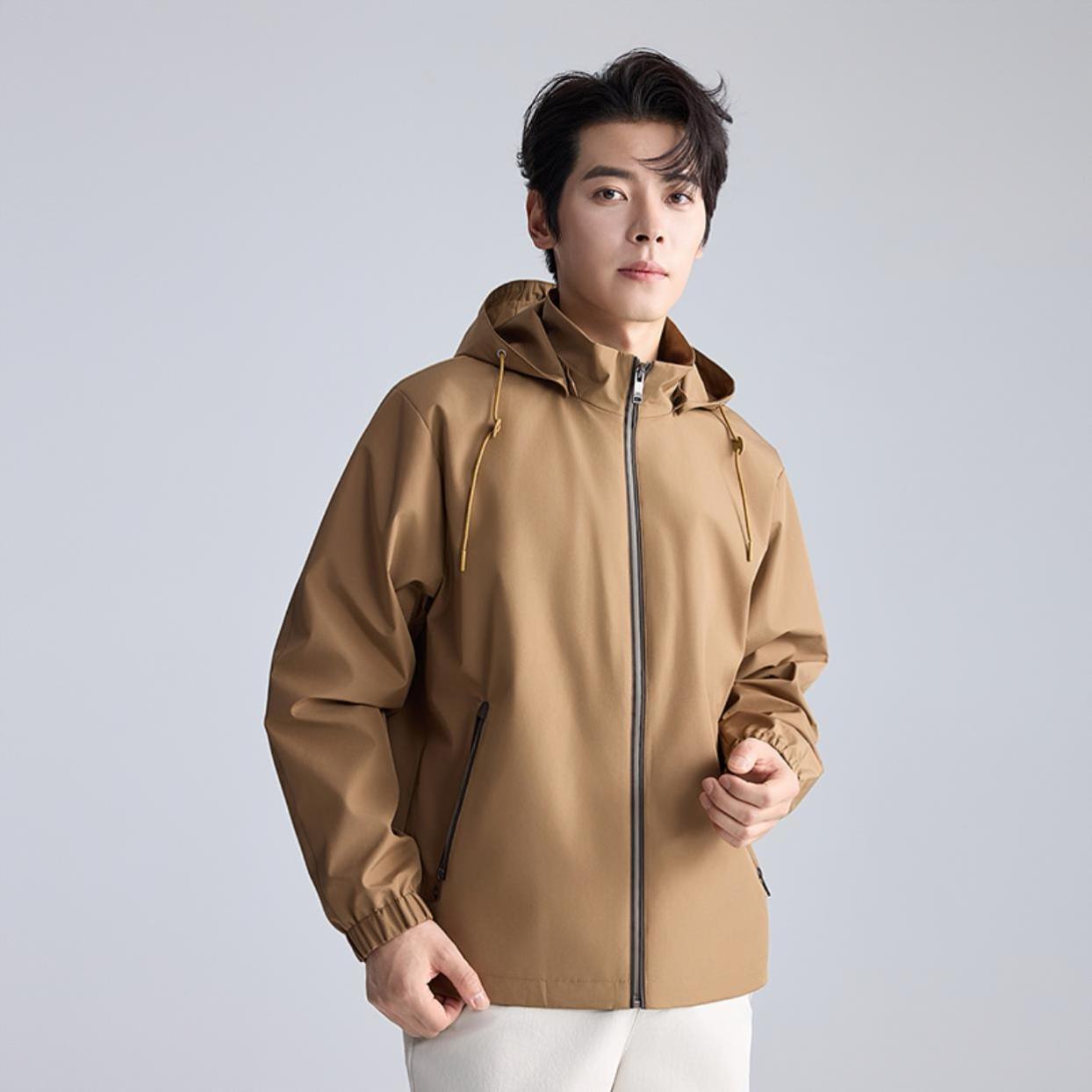 【秋日必备】利郎25年男士多巴胺运动时尚春秋连帽拉链防风户外夹克