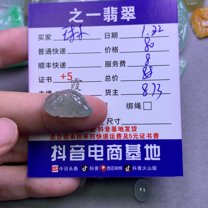 翡翠颈饰未镶嵌琳*琳