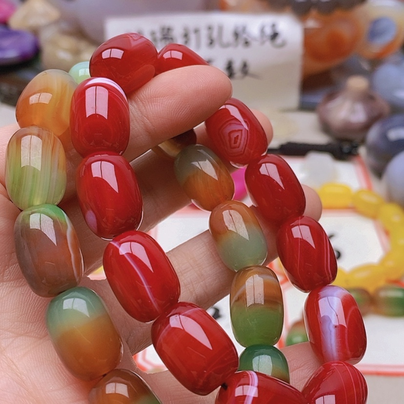 【闪购商品】未镶嵌玛瑙/玉髓珠宝半成品冰*如