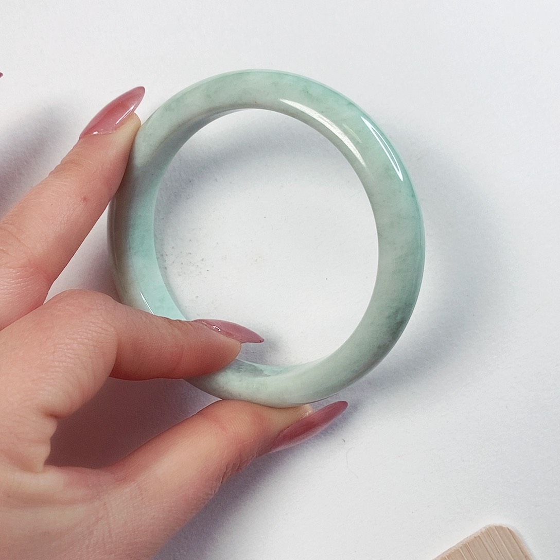 蓝田玉（蛇纹石化大理石玉）手镯未镶嵌