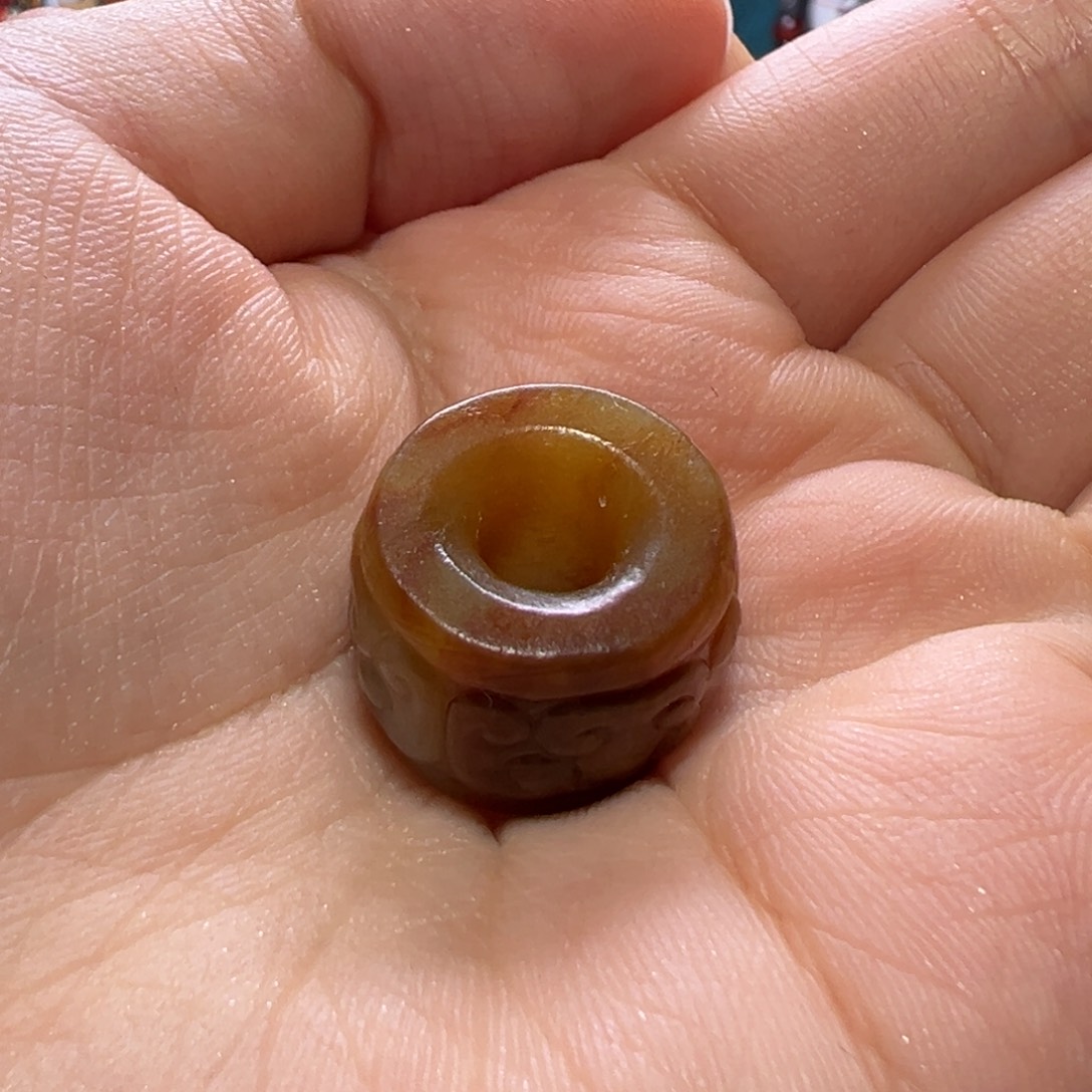 和田玉未镶嵌车挂平*