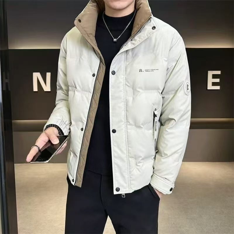 男士时尚轻奢立领免洗防寒服902