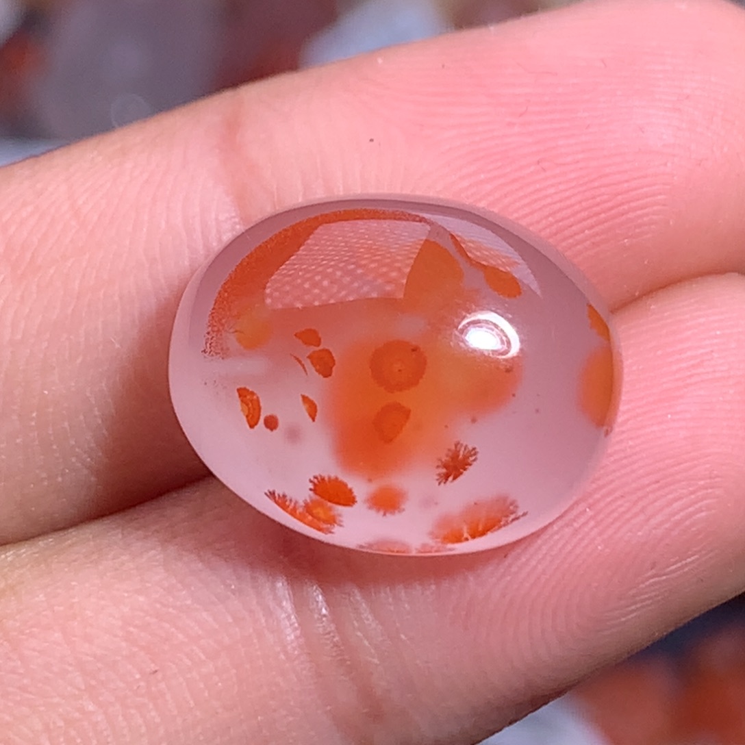 南红玛瑙未镶嵌珠宝半成品吊坠