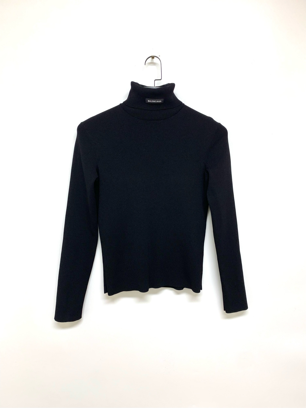 99新/【Balenciaga】高领针织打底毛衣/S码/6500/Y11658562