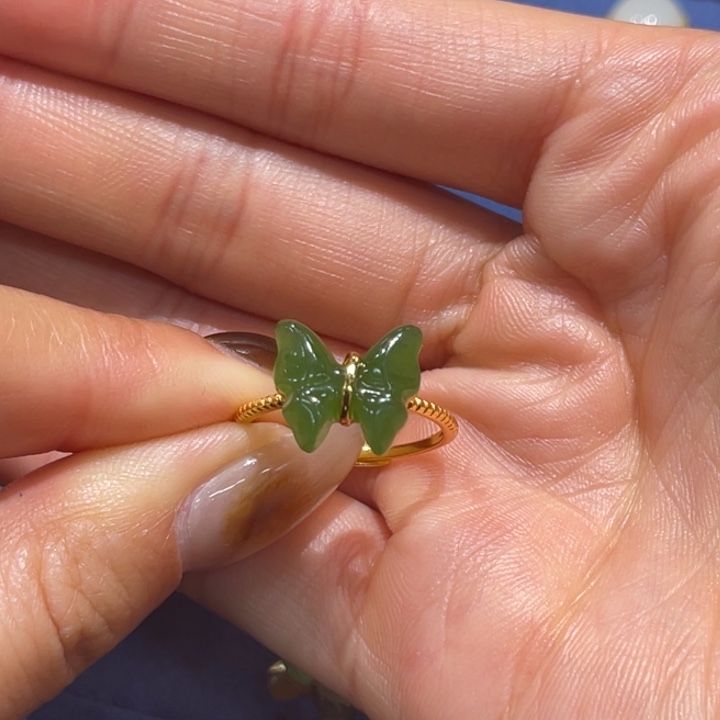 和田玉（糖玉）未镶嵌戒指