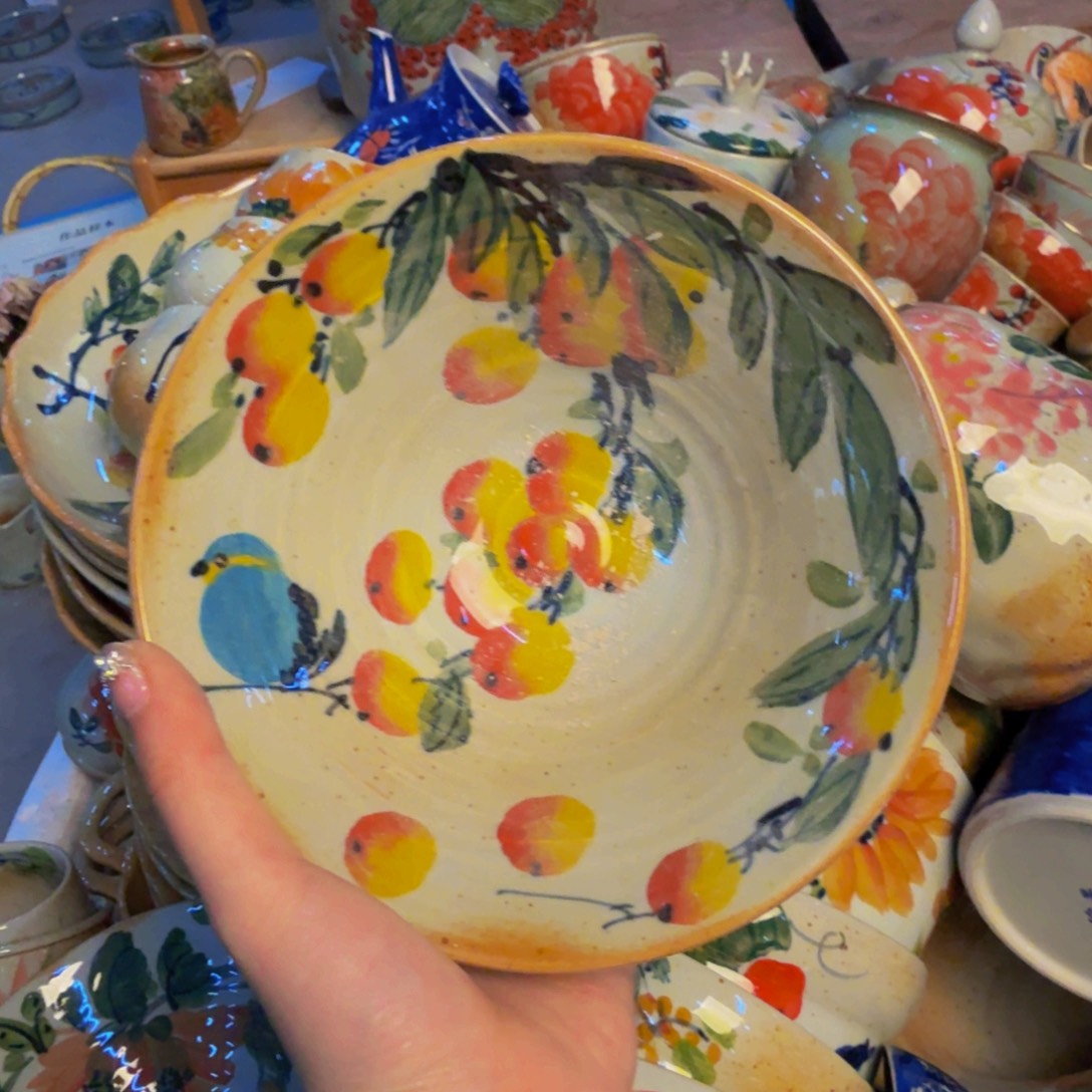 瓷片景德镇陶瓷手工手绘