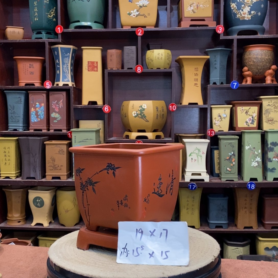 紫砂花盆紫砂艺人