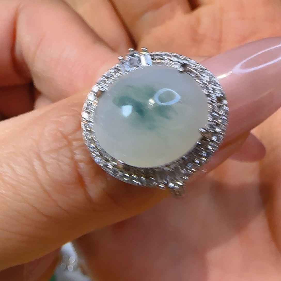 翡翠戒指未镶嵌翡翠240