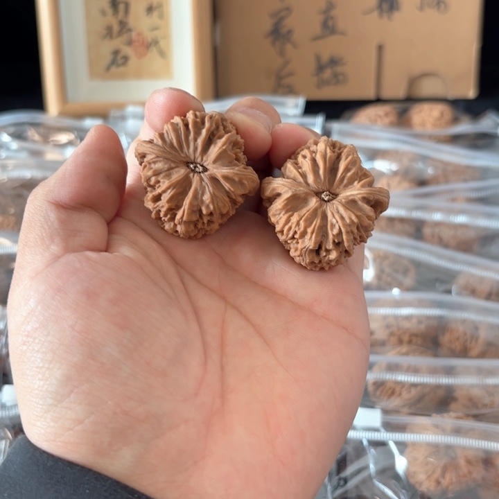 文玩核桃吊坠李*风南将 色差