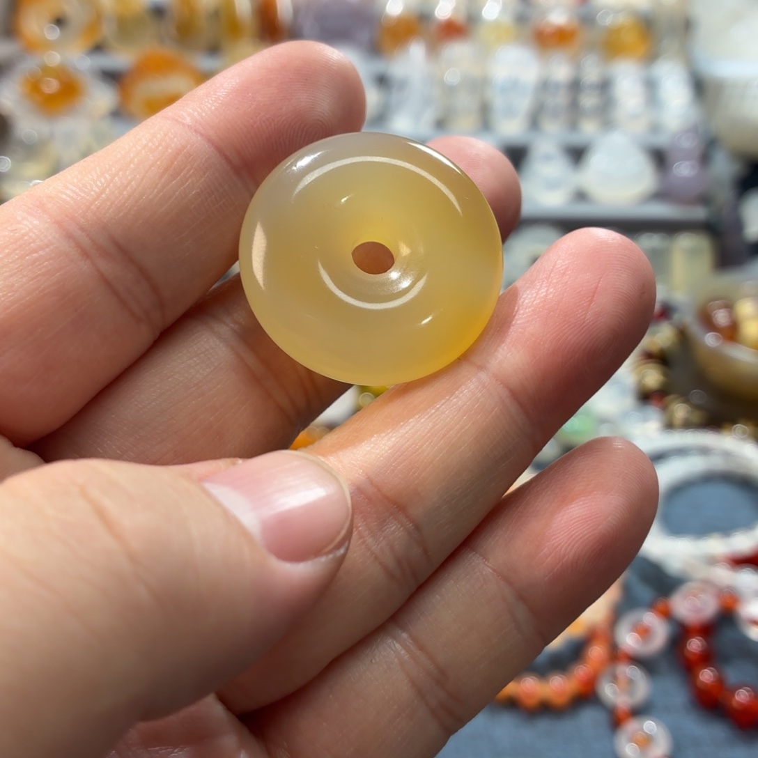 玛瑙/玉髓未镶嵌吊坠(不含链)