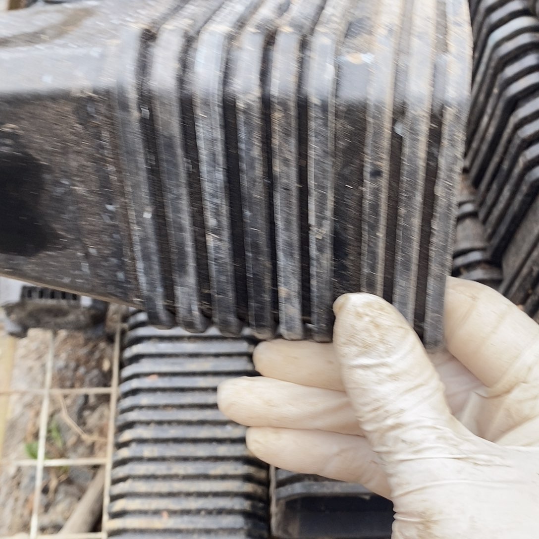 塑料旧9 公分黑方盆50个 