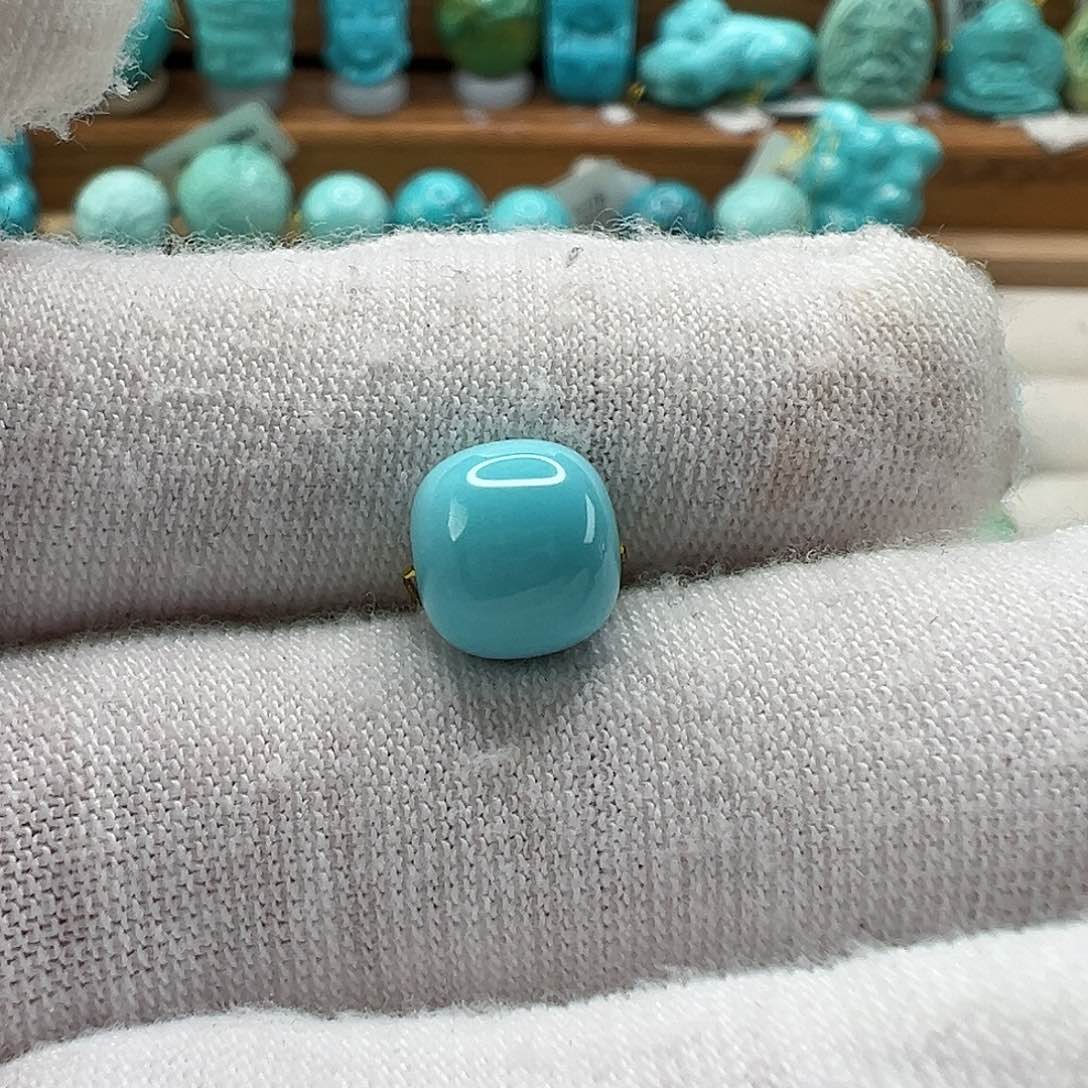 绿松石老型珠 未镶嵌