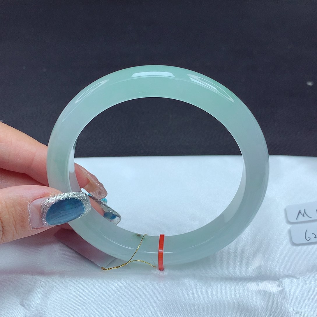 未镶嵌手镯翡翠62圈058