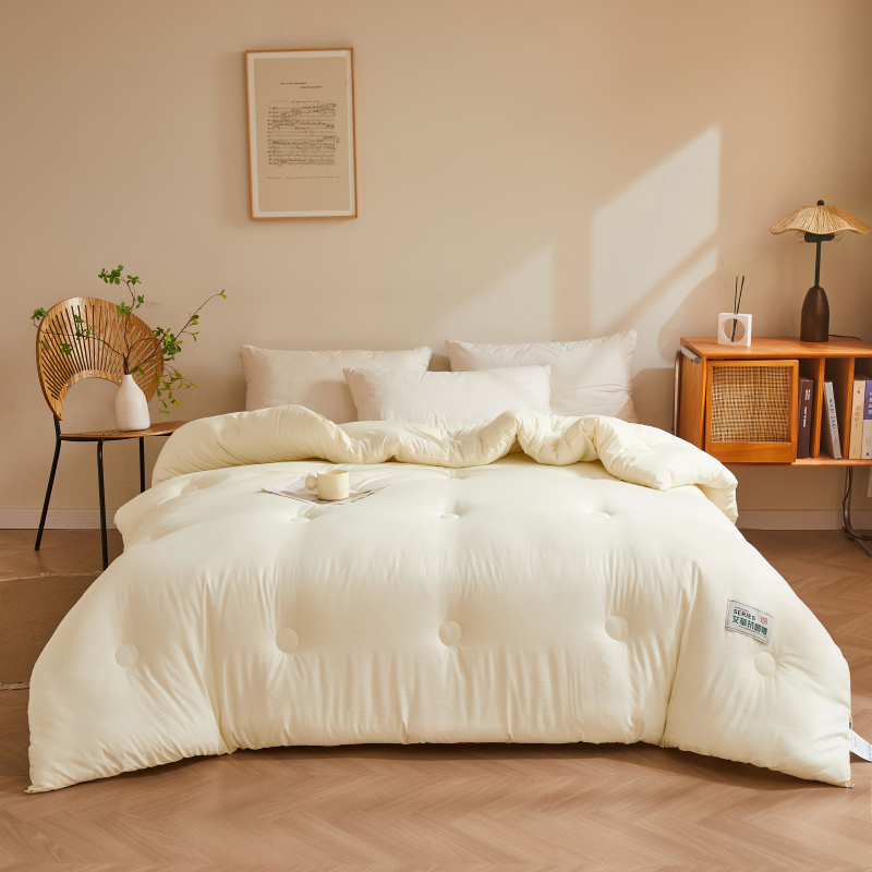 清！！艾草抗菌被 奶白2米