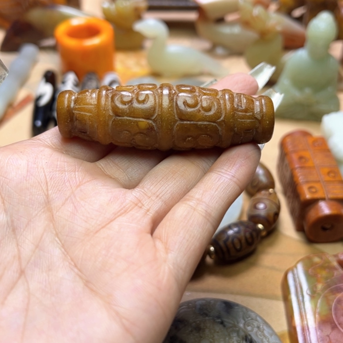 【闪购商品】蛇纹石玉颈饰未镶嵌