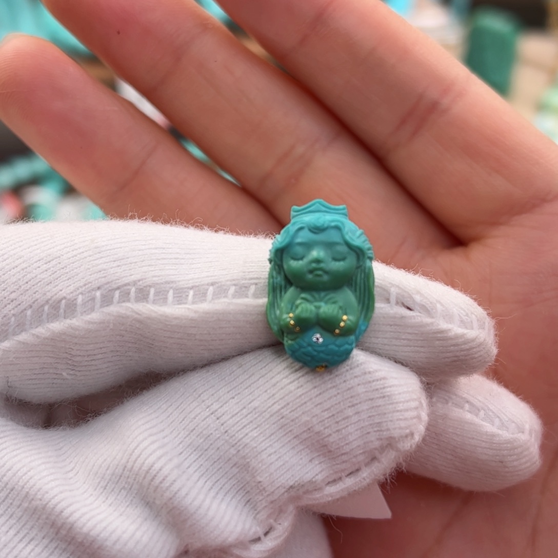 绿松石未镶嵌配饰